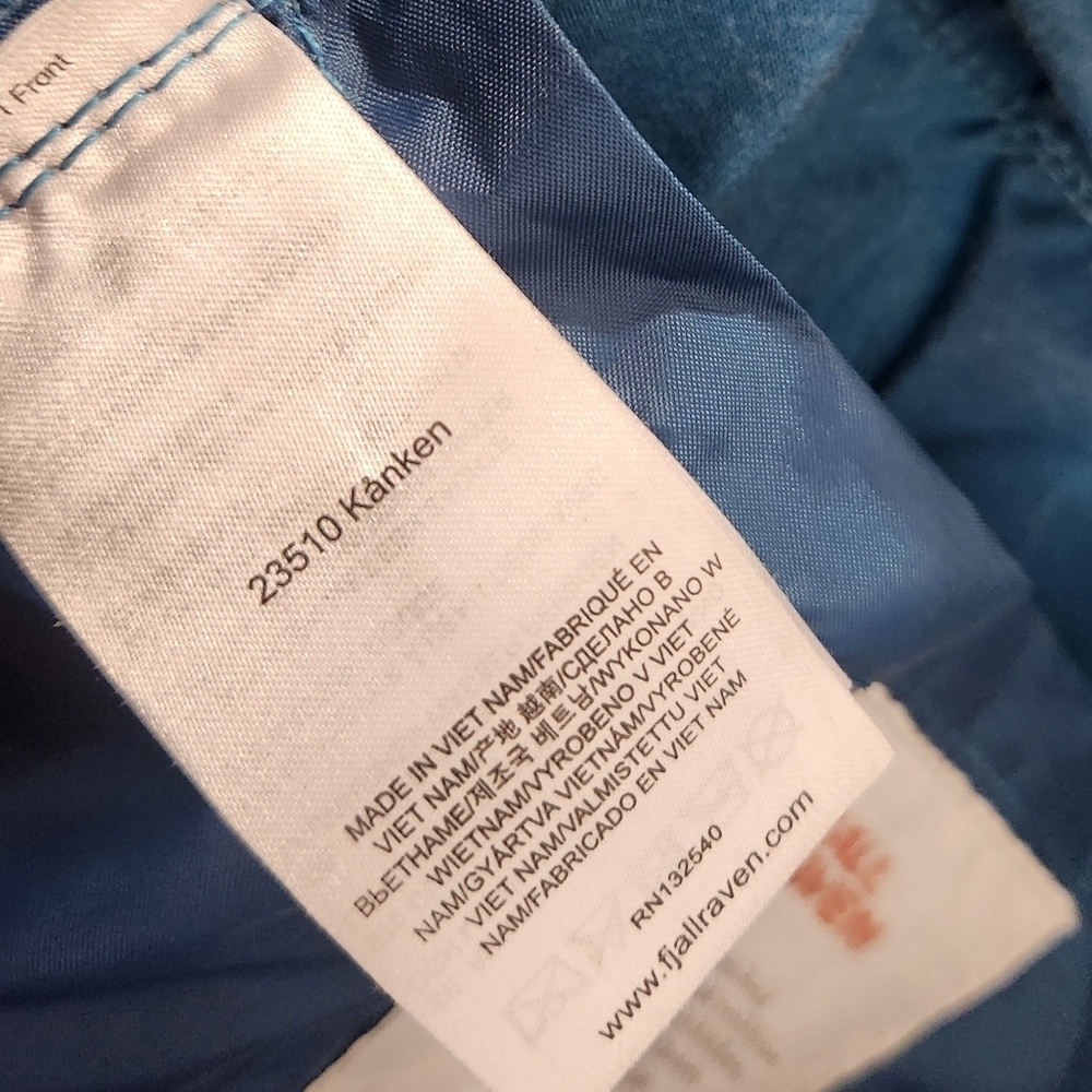 Fjallraven Kanken Mini Classic Pack Blue Backpack Bag Style 23510 - Picture 6 of 8